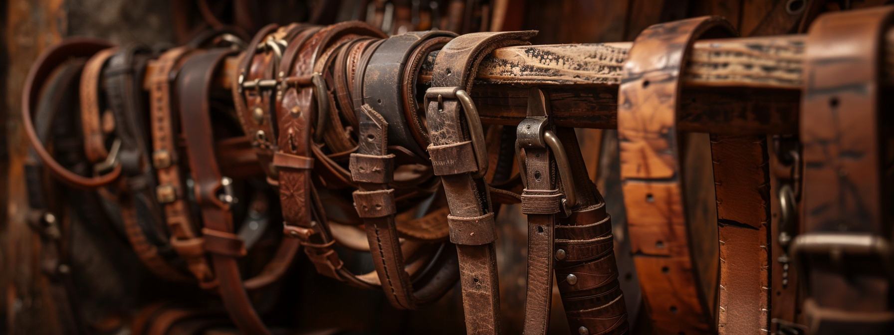Ceinture De Dressage Ideal Affinity F2 En Cuir Marron - Taille 26 Pouces