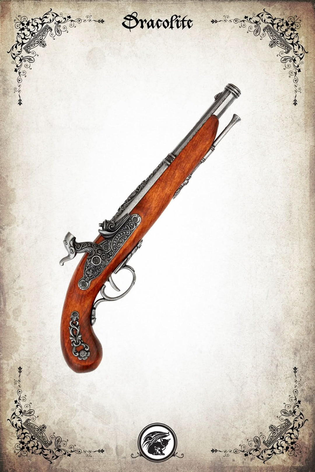 Pistolet a Percussion Francais de 1832 (Argent)