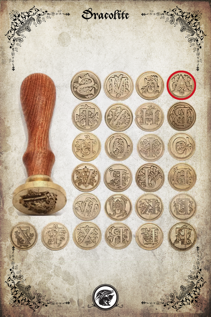 Alphabetical seals with handle