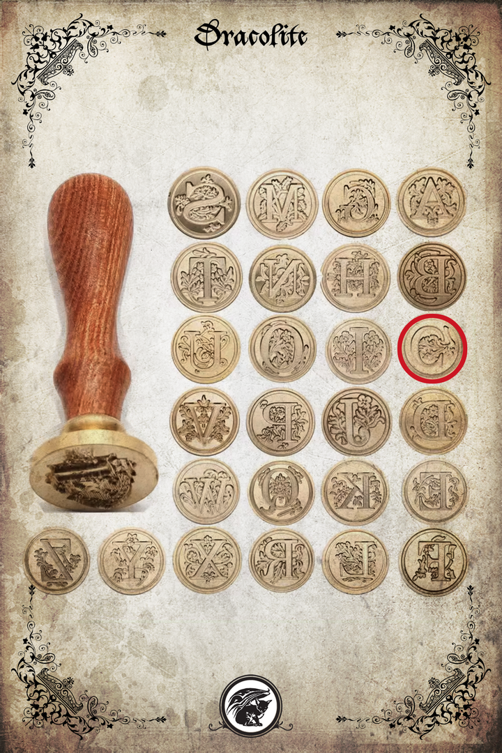 Alphabetical seals with handle