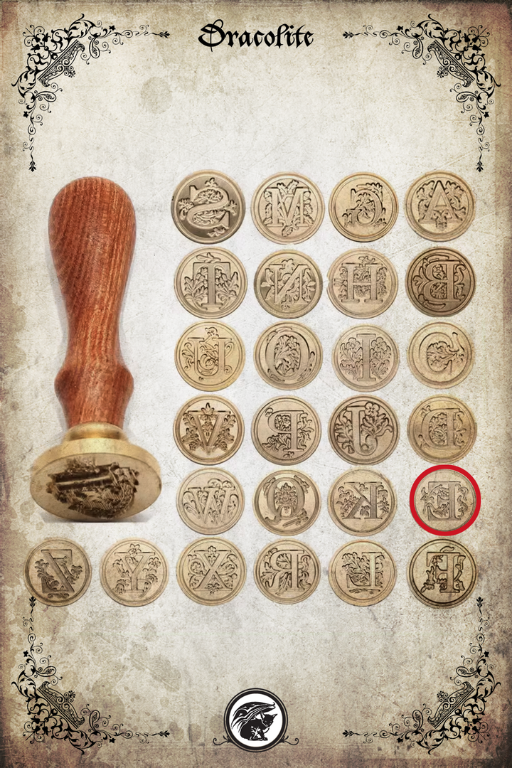 Alphabetical seals with handle