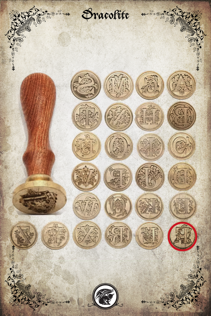 Alphabetical seals with handle