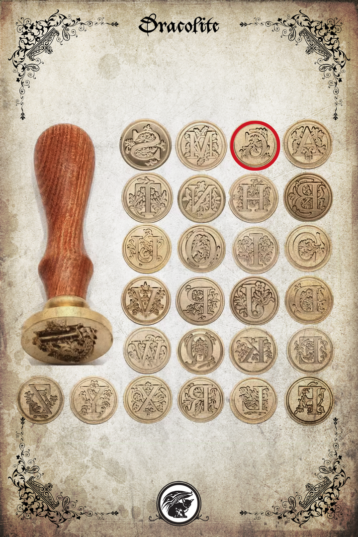 Alphabetical seals with handle