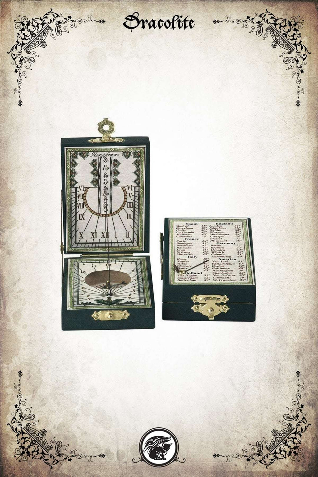 Pocket Sundial “Paper Pizarro”