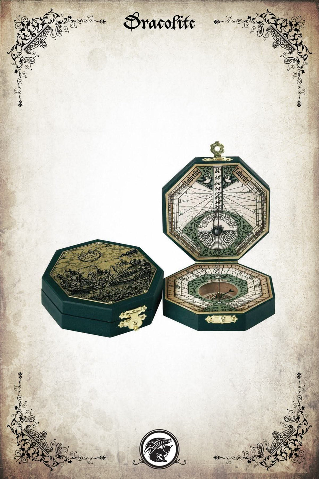 “Brass Octagonal” Pocket Sundial