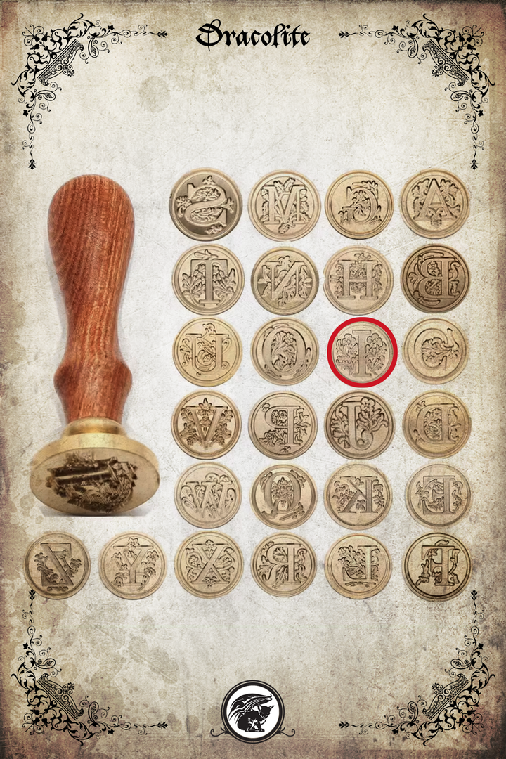Alphabetical seals with handle
