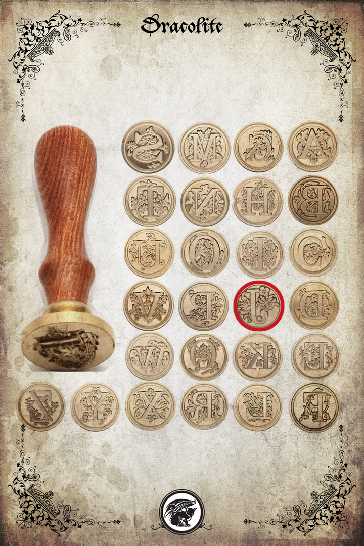 Alphabetical seals with handle