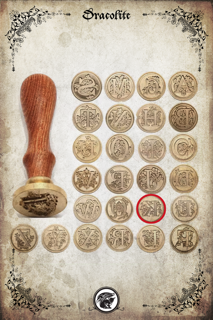 Alphabetical seals with handle