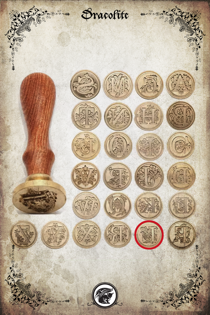 Alphabetical seals with handle