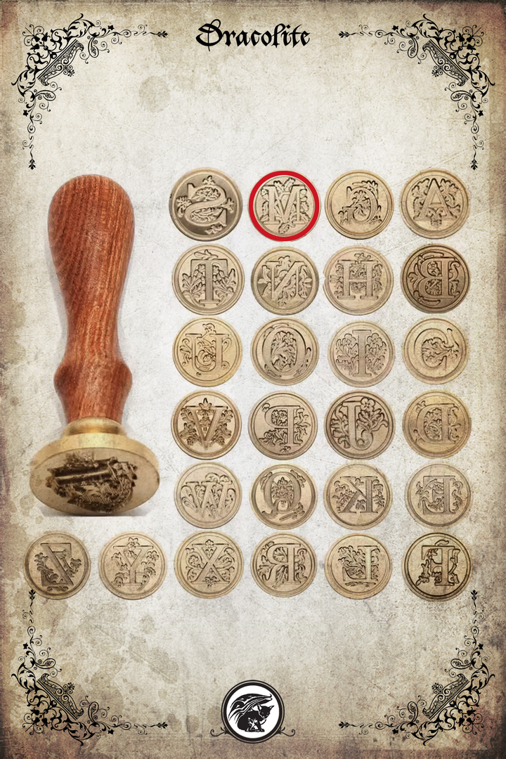 Alphabetical seals with handle