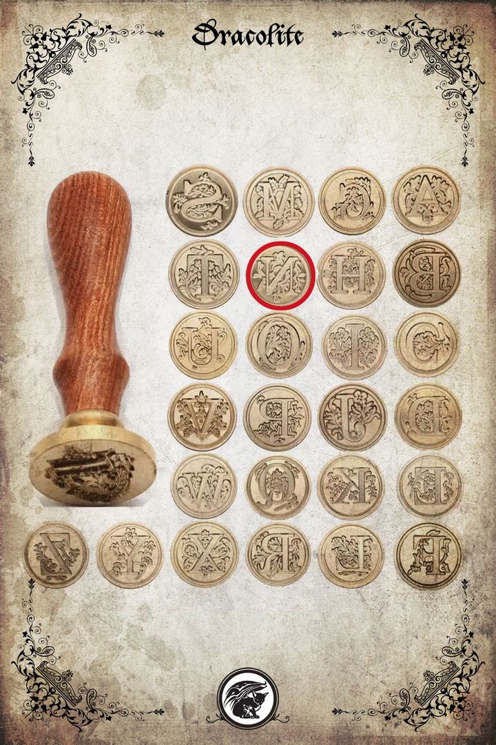 Alphabetical seals with handle