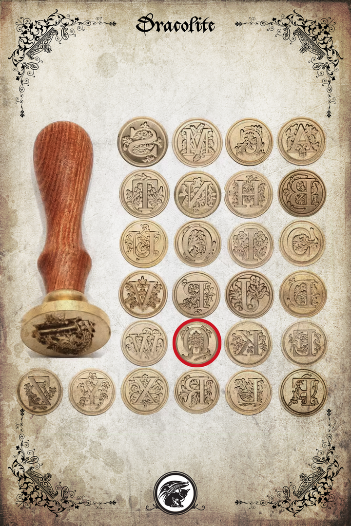 Alphabetical seals with handle
