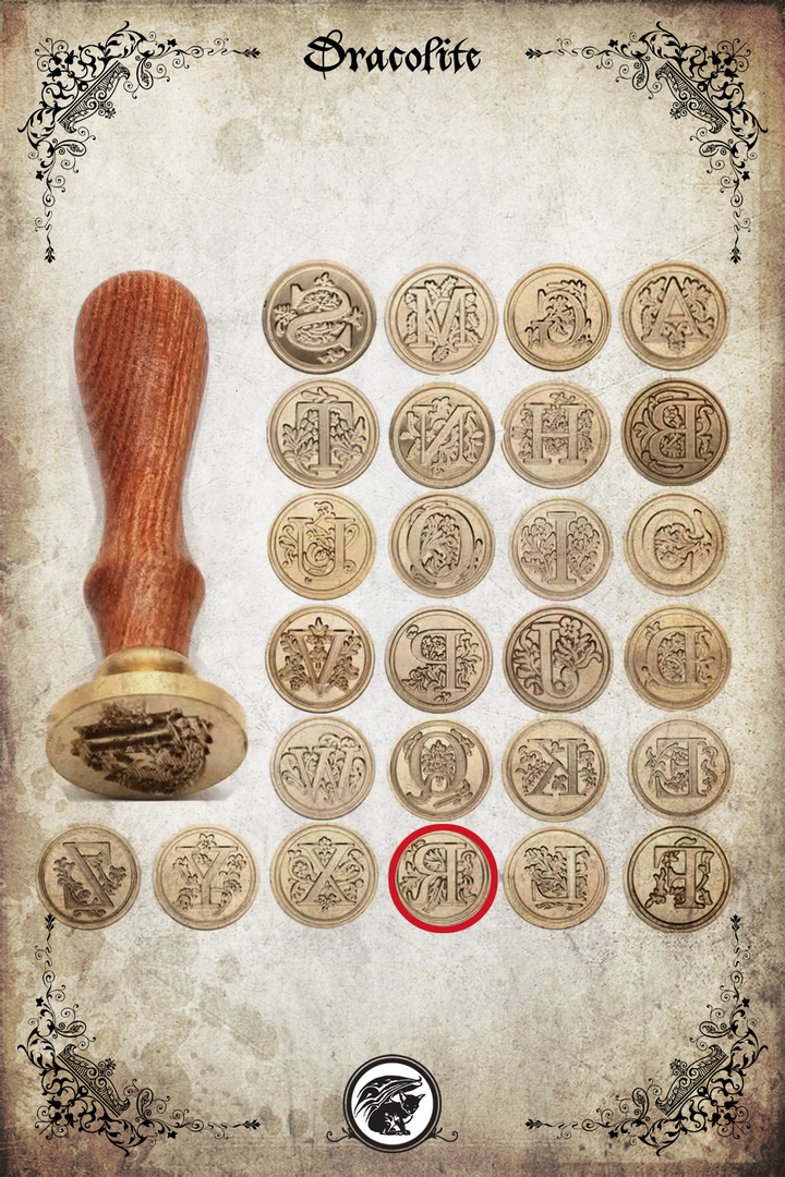 Alphabetical seals with handle