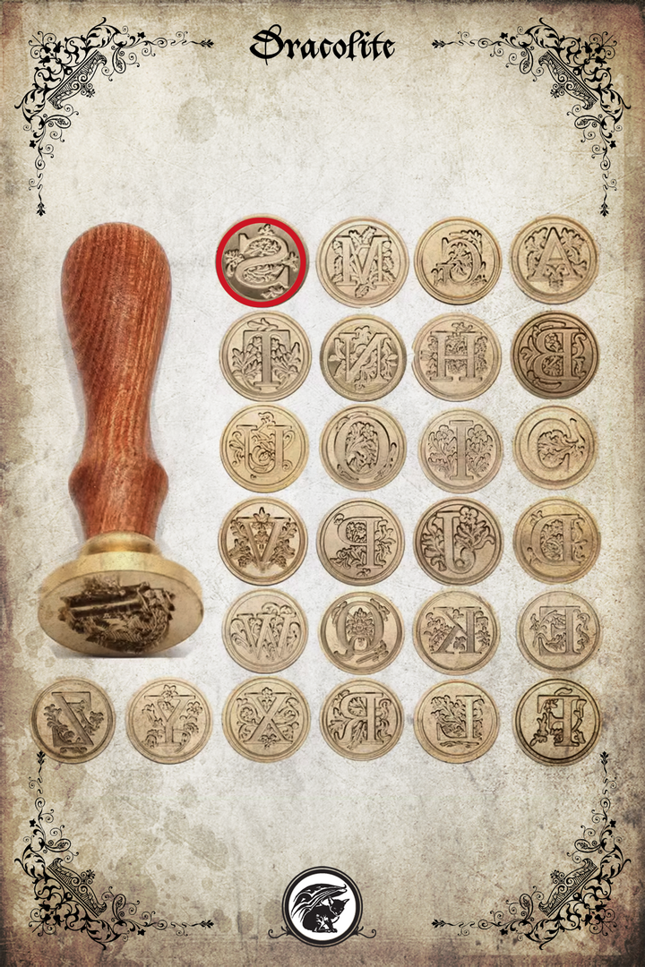 Alphabetical seals with handle