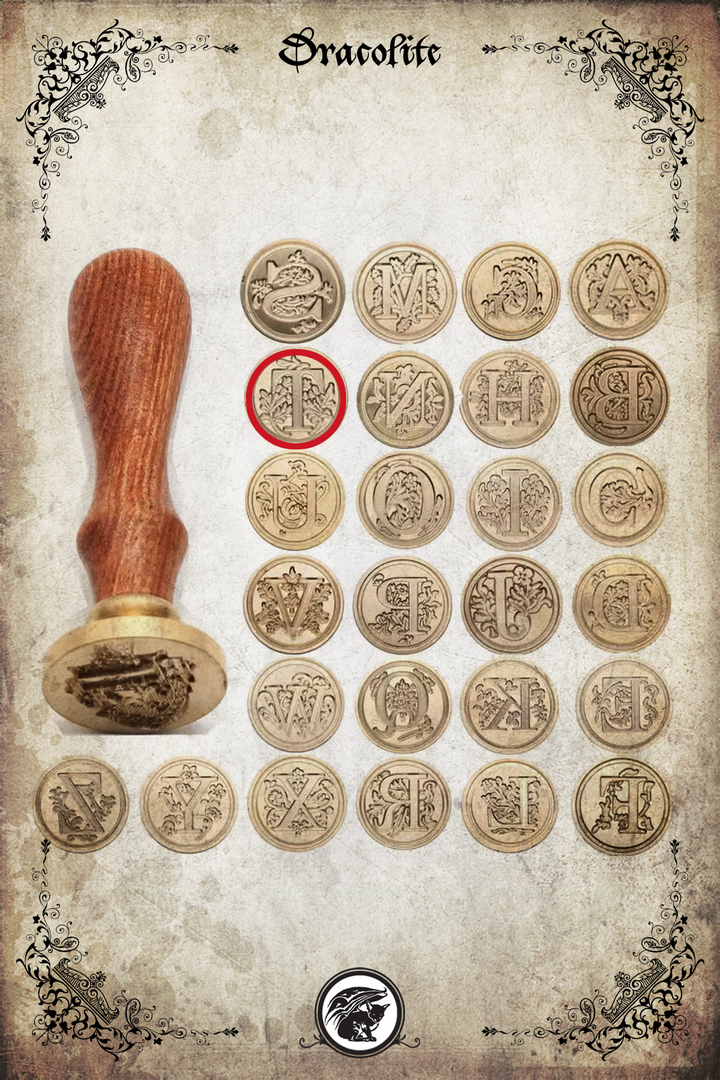 Alphabetical seals with handle