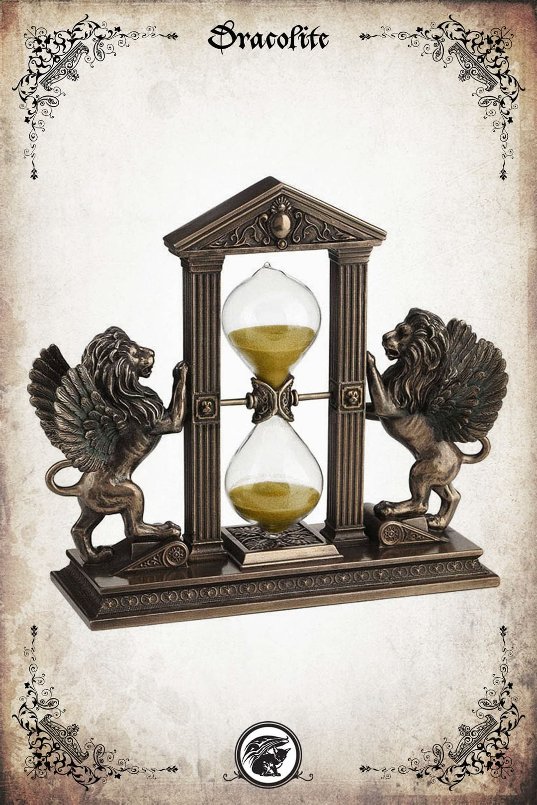 Winged Lions Hourglass