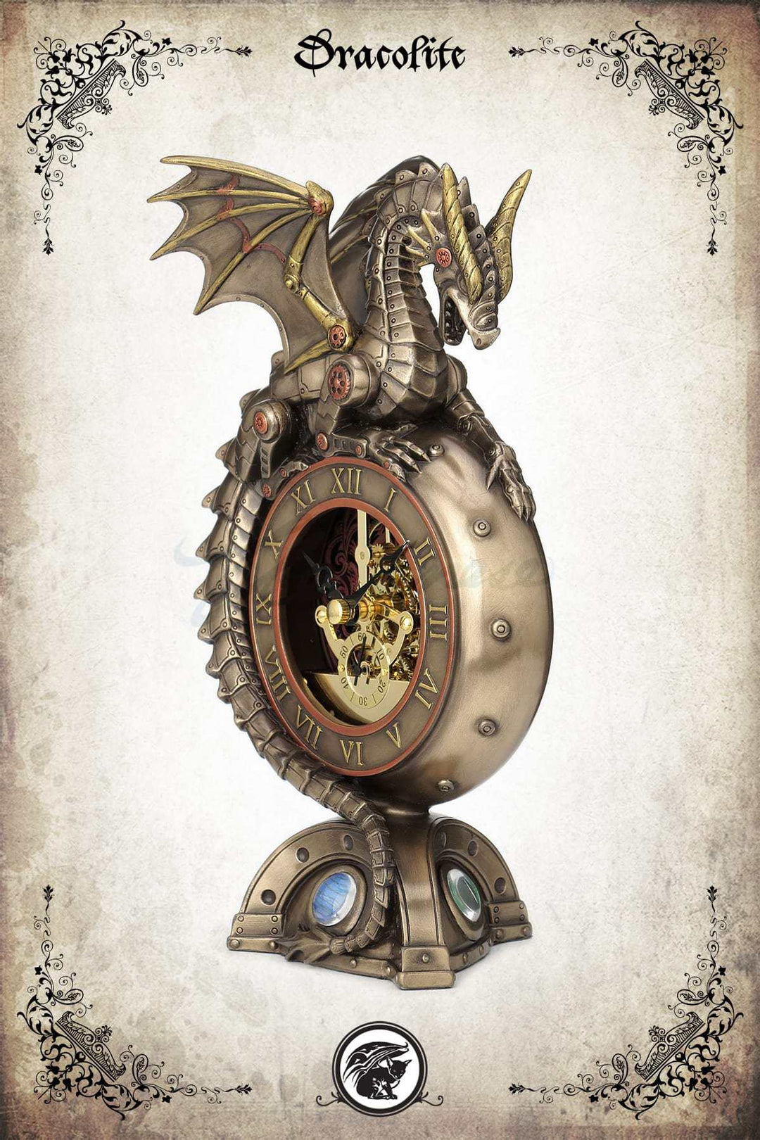 Horloge Steampunk Dragon Perché
