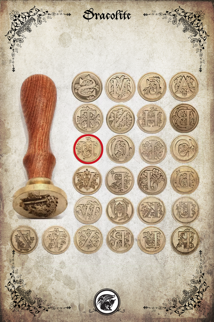 Alphabetical seals with handle