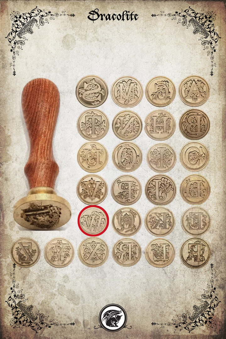 Alphabetical seals with handle