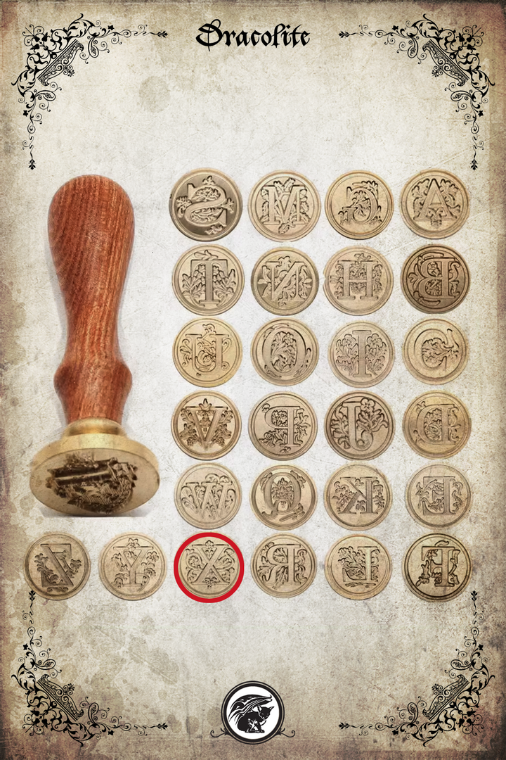 Alphabetical seals with handle