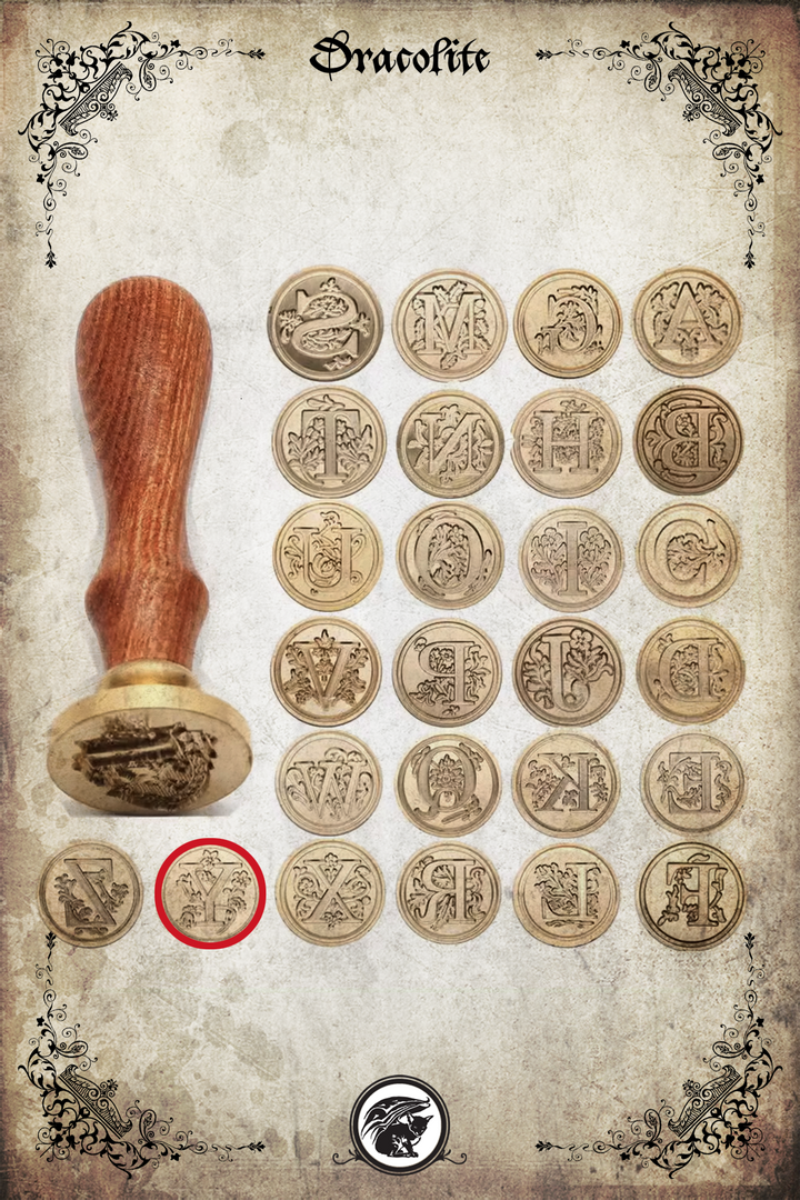Alphabetical seals with handle