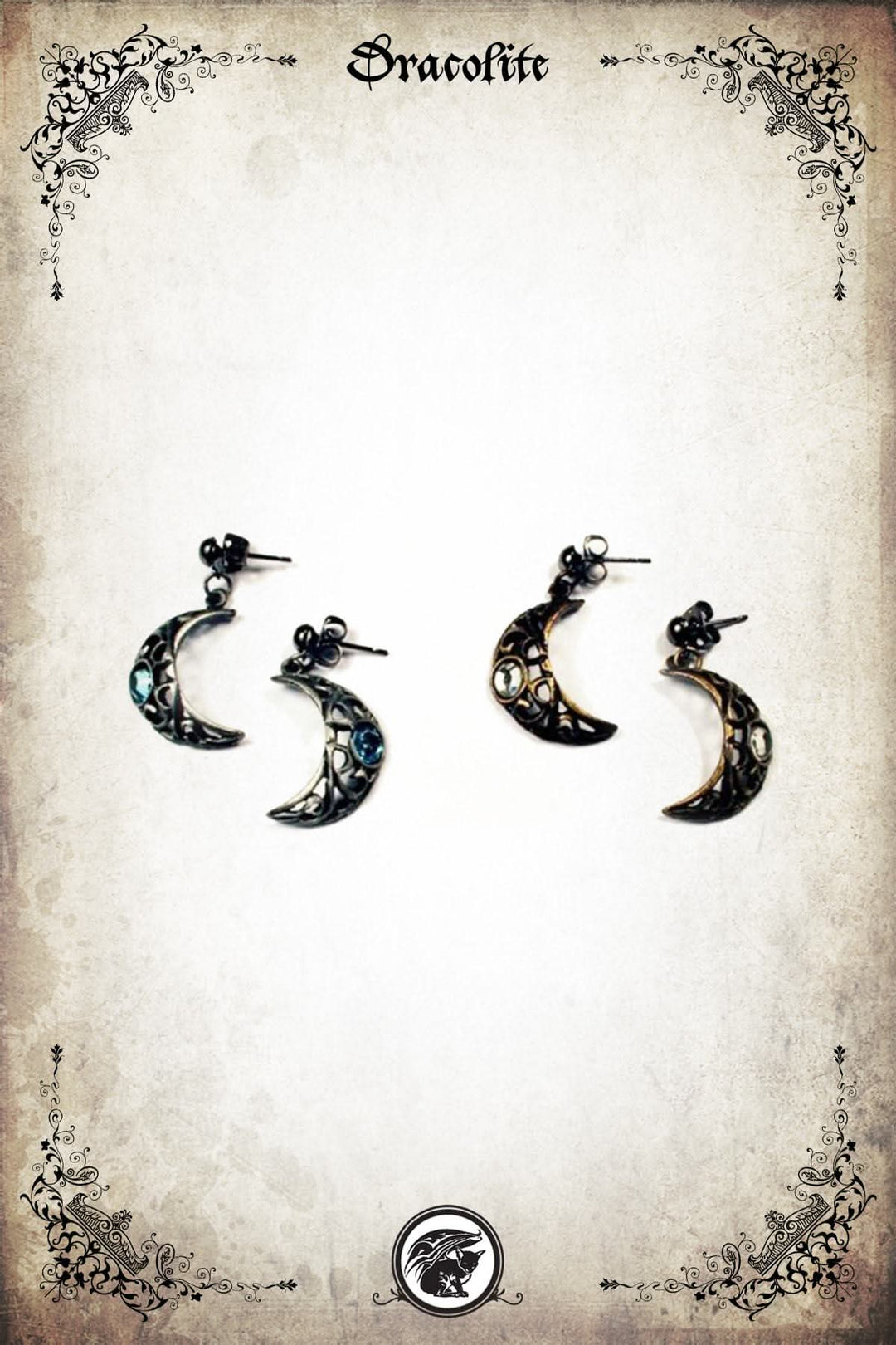 Celtic Moon Earrings