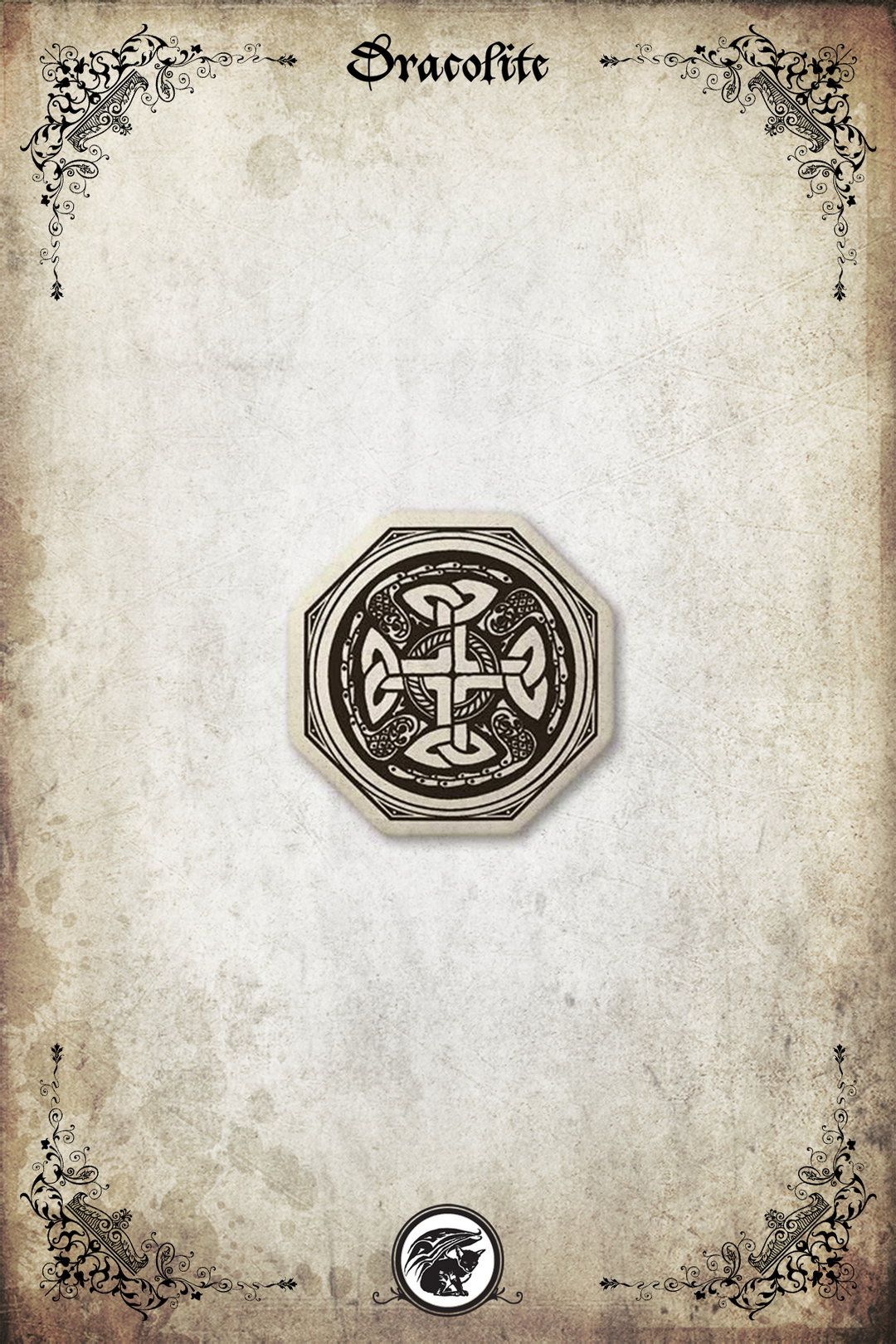 Pendentif Celtique - Croix celtique (octogone)