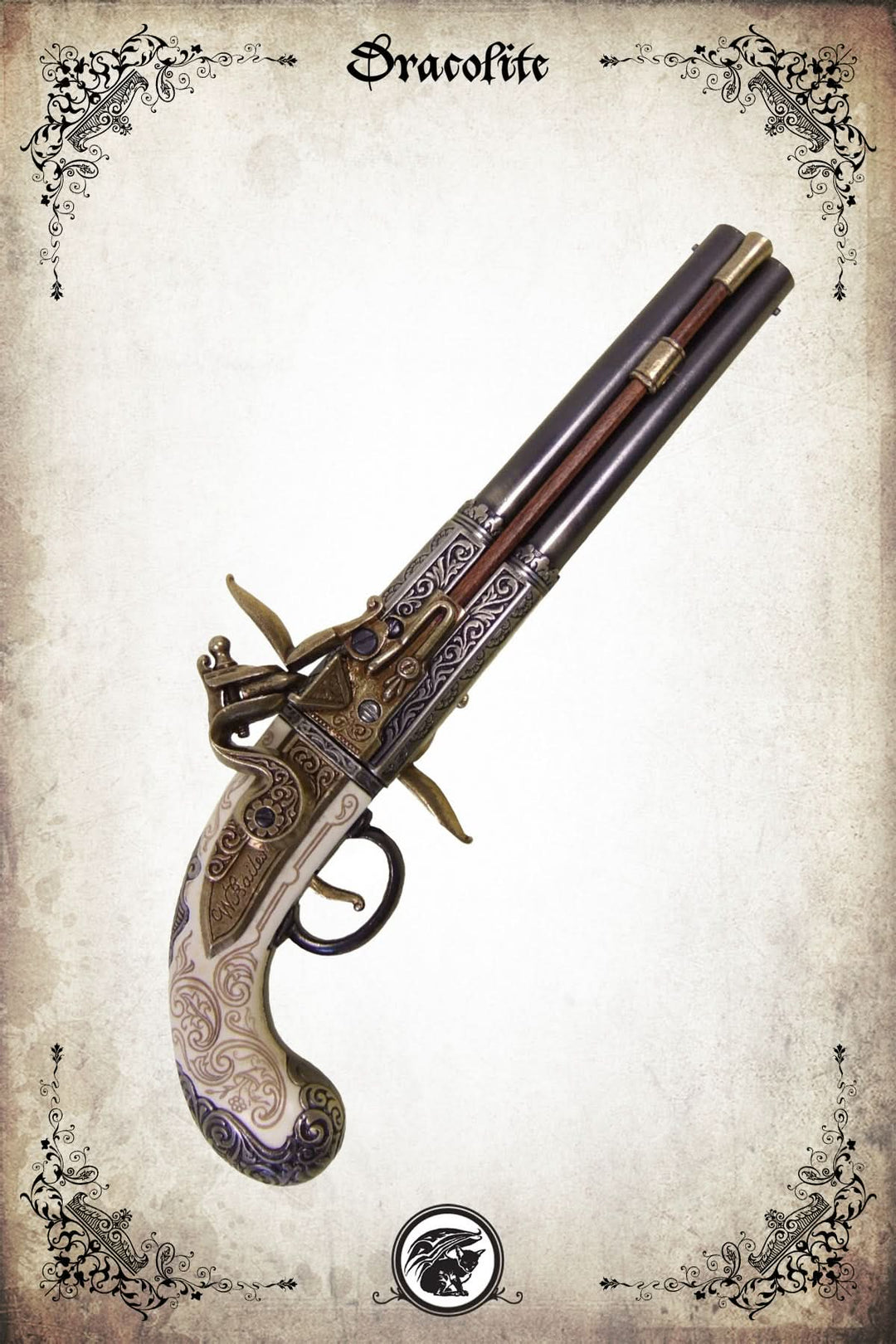 Pistolet double canons rotatifs 1750