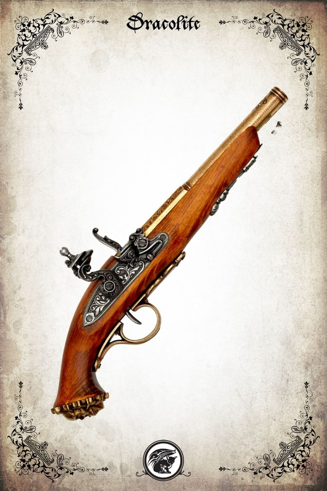 Pistolet Pirate à Silex du 18e Siècle