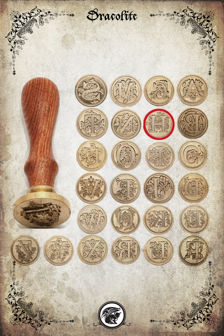 Alphabetical seals with handle