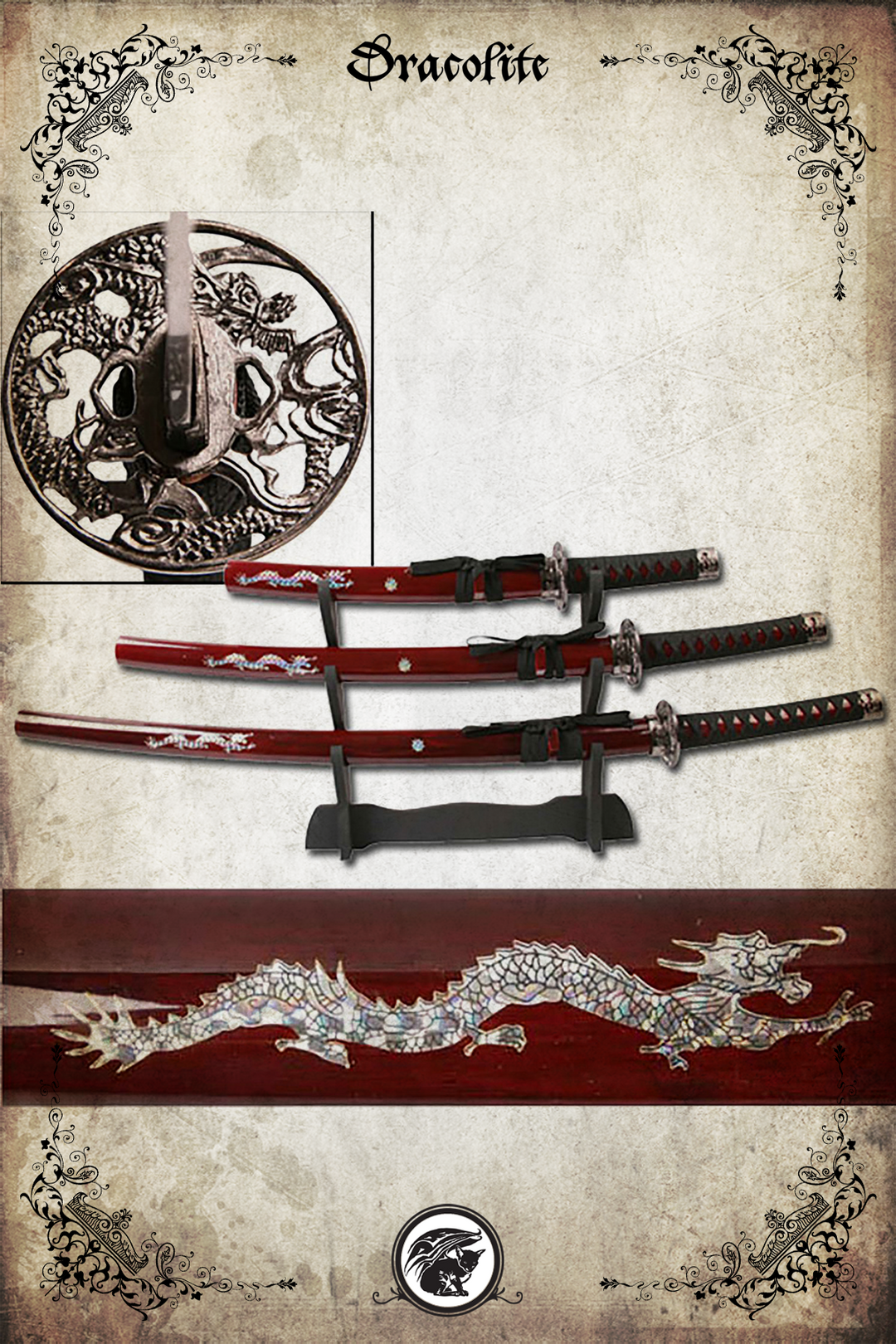 Ensemble Katana Rouge