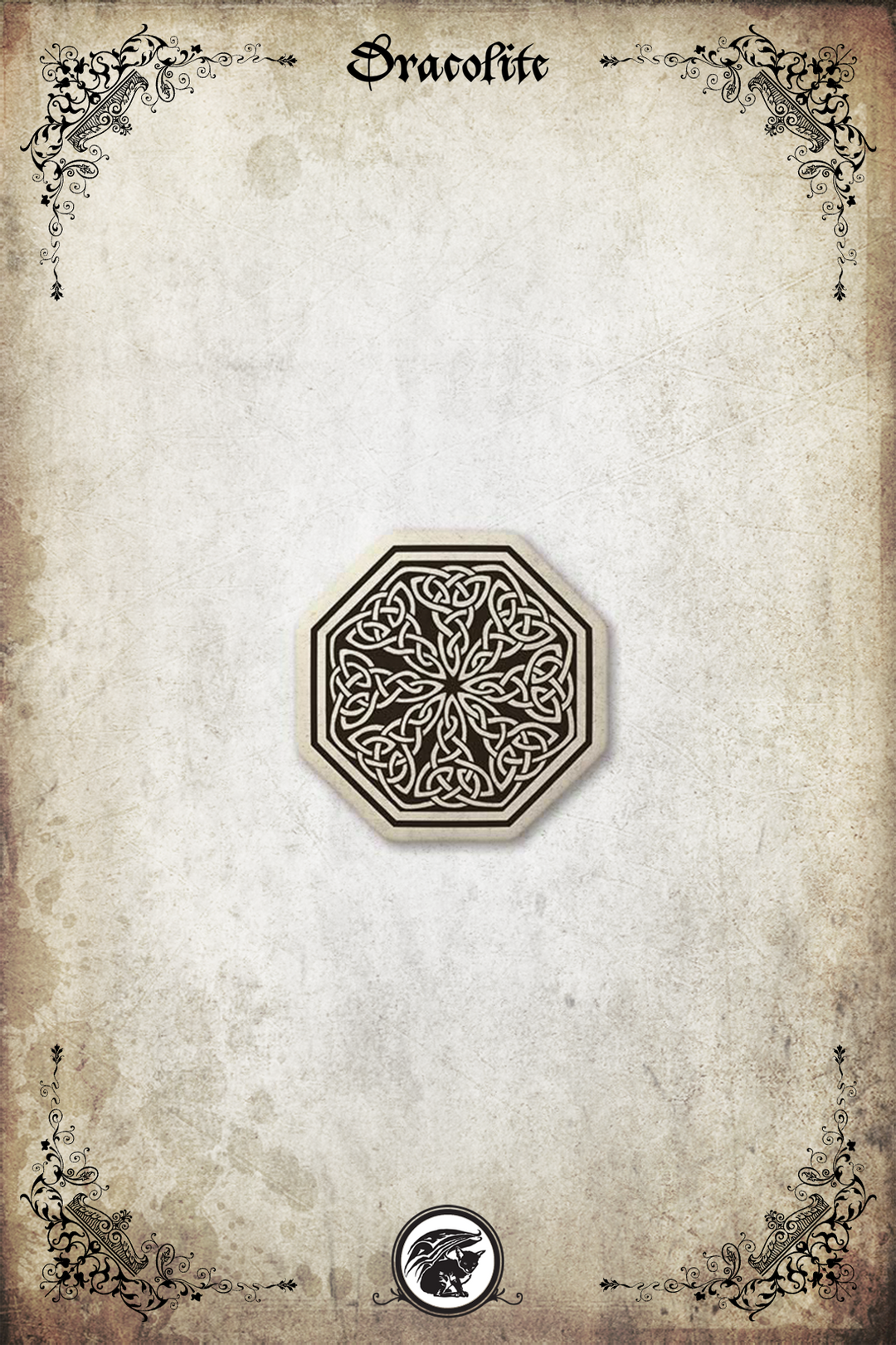 Pendentif Celtique - Entrelacs (octogone)