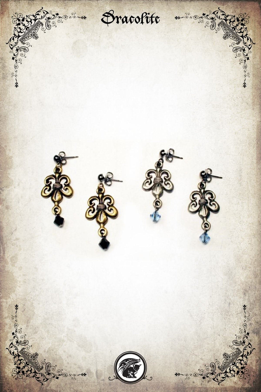 Fleur de Lys earrings