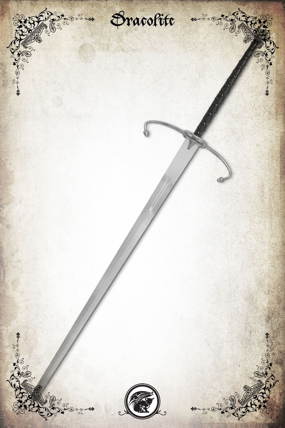 Épée 2 mains Lowlander en acier trempée