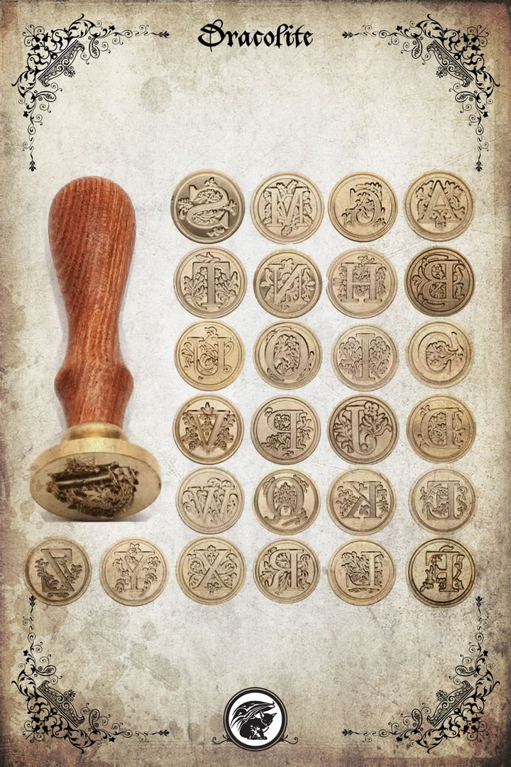 Alphabetical seals with handle