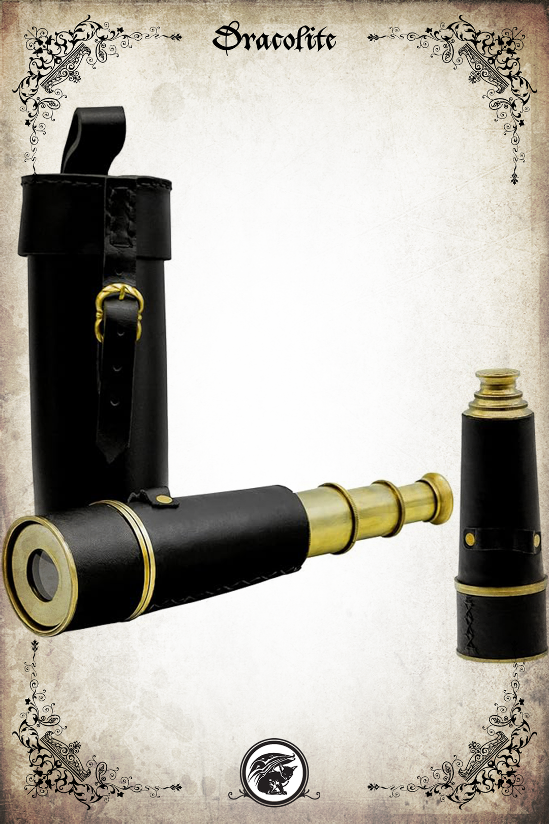 Spyglass in pirate chest