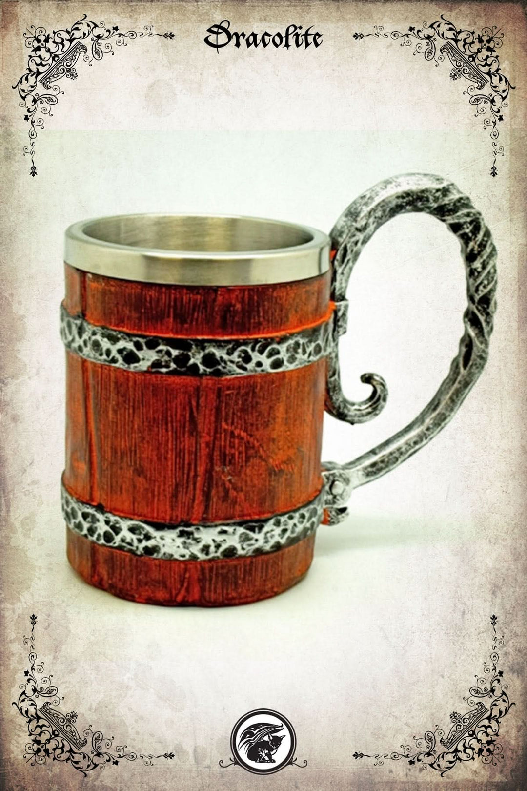 Large Viking Tankard with handle