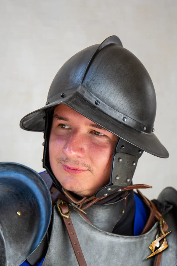 Morion – Casque renaissance GN (version noircie)