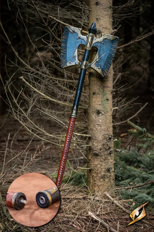 Hache du Chaos à Double Tête - 140 cm - Compacte