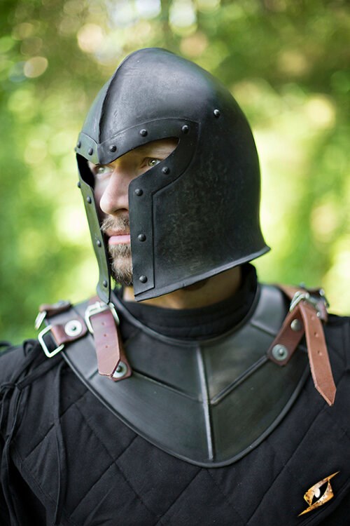 Barbute – Italian helmet with Y-shaped visor for LARP or reenactment
