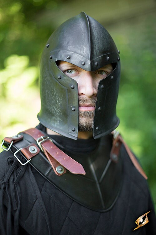 Barbute – Italian helmet with Y-shaped visor for LARP or reenactment