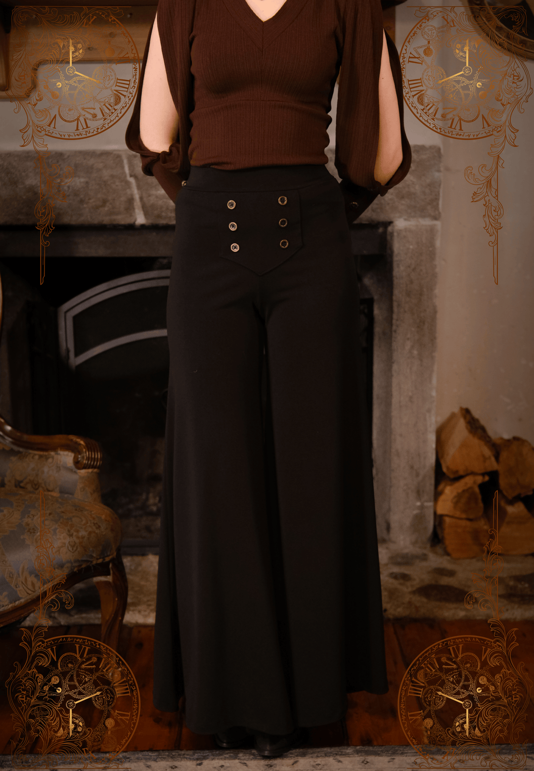 Pantalon Palazzo