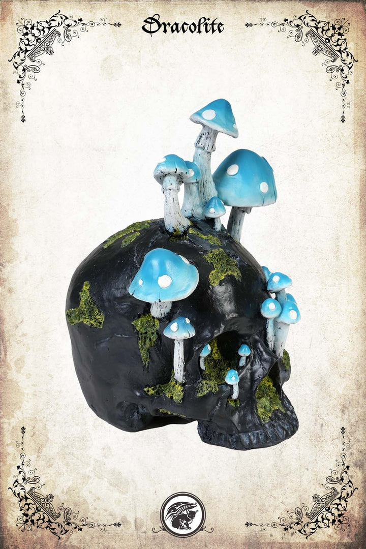 Crâne Champignons Version Noir