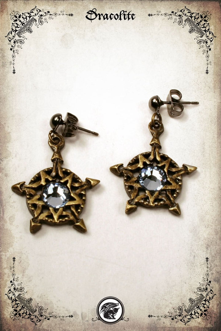 Pentagram earrings 