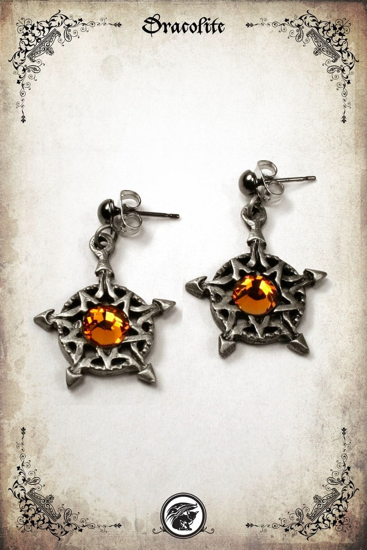 Pentagram earrings 