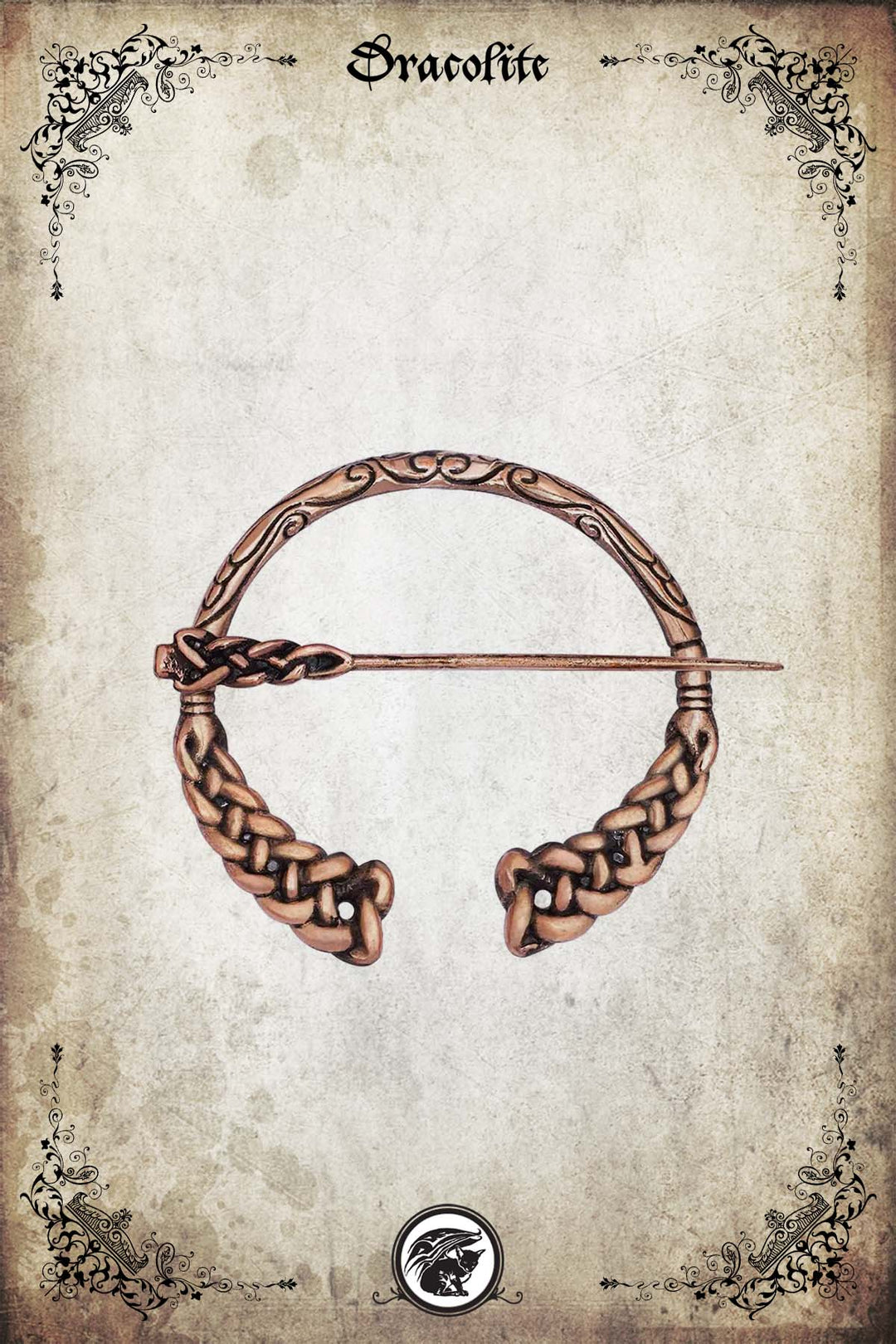 Fibule Viking en Bronze