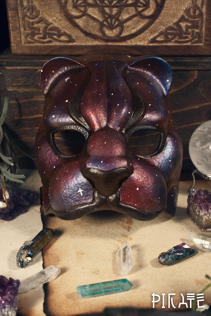 Galaxy Feline Mask