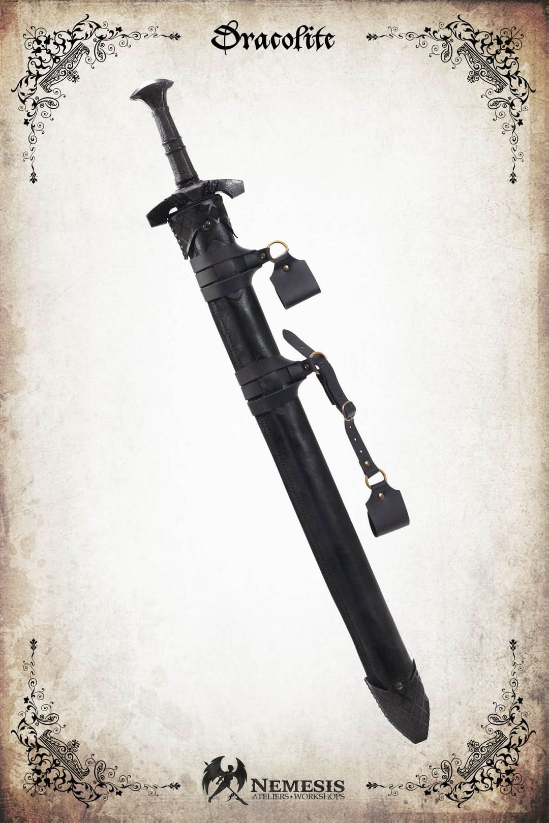 Athena Scabbard - Straight Blade Sword