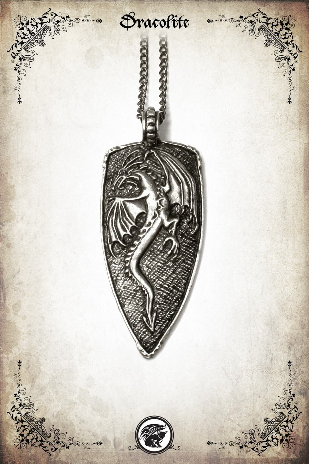 Draconian Shield Pendant 