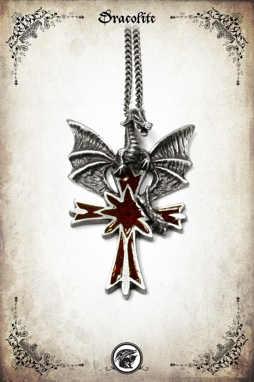 Bahamut Cross Pendant 